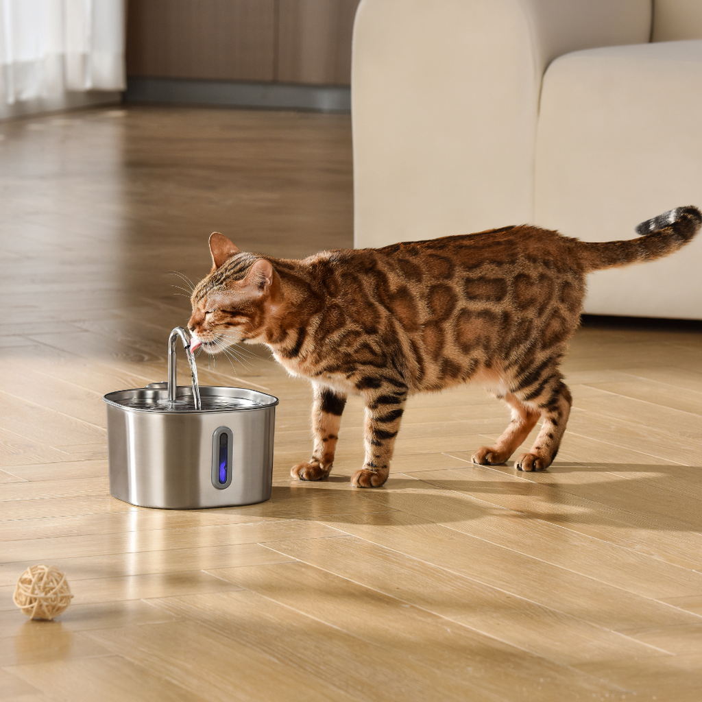 KittySpout™ 2.2L Stainless Steel Cat Fountain