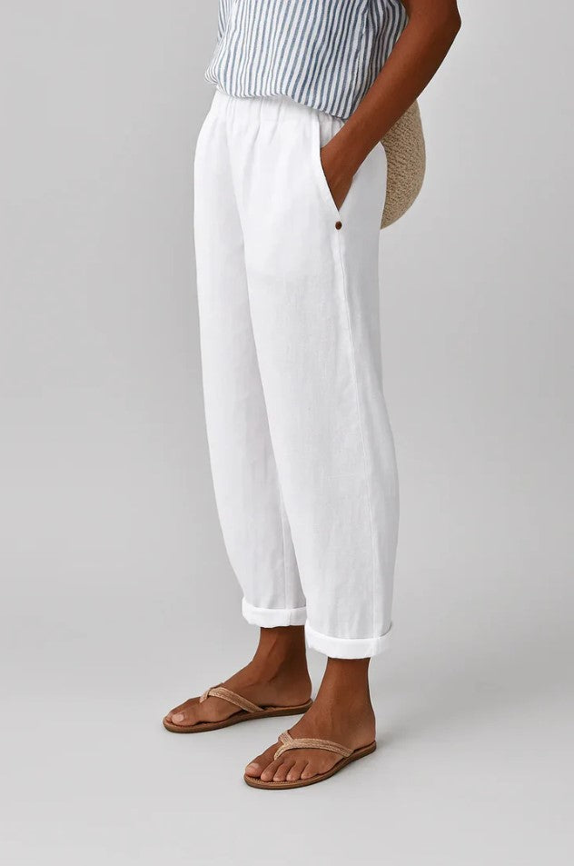 Mila™ Timeless Linen-Cotton Trousers