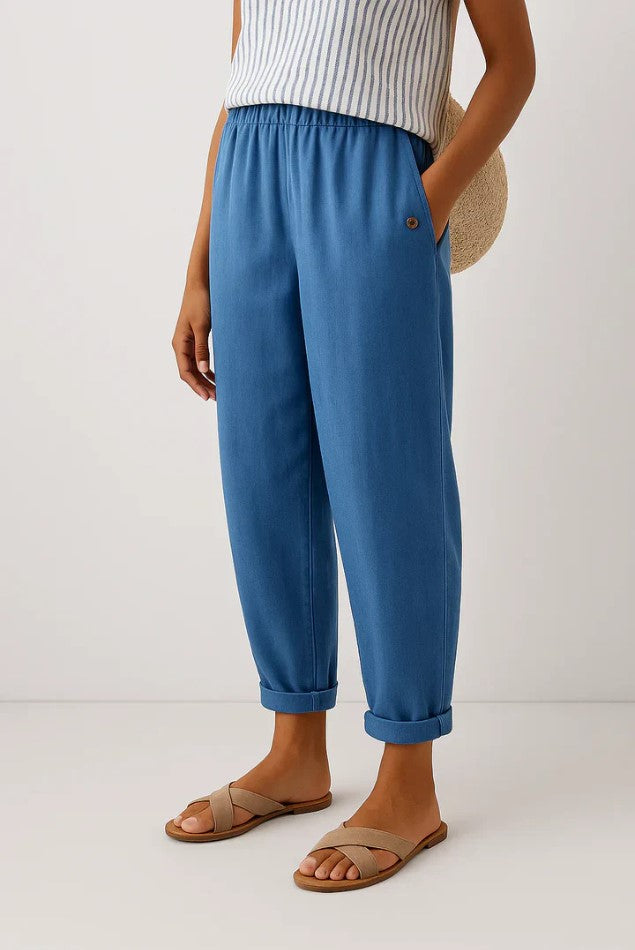 Mila™ Timeless Linen-Cotton Trousers