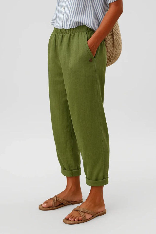 Mila™ Timeless Linen-Cotton Trousers