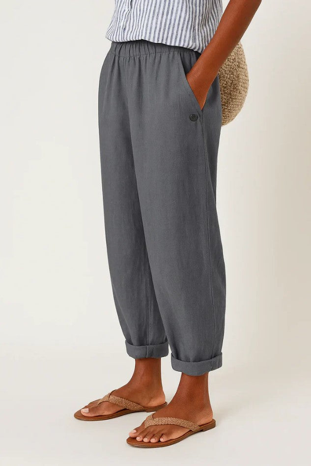 Mila™ Timeless Linen-Cotton Trousers