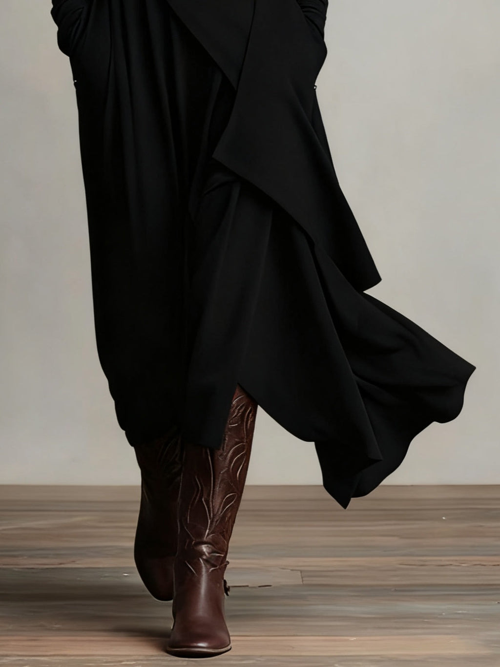 Arlisse™ Asym Turtleneck Dress