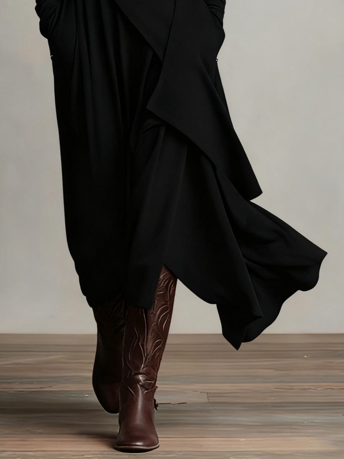 Arlisse™ Asym Turtleneck Dress